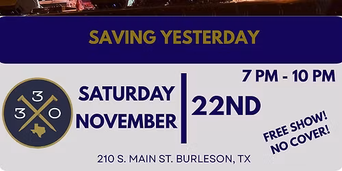 Saving Yesterday at Station 330