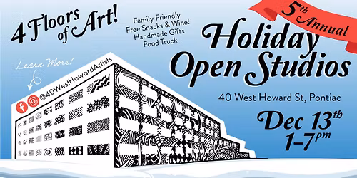 40 West Howard Open Studios- 5th Annual Holiday Show