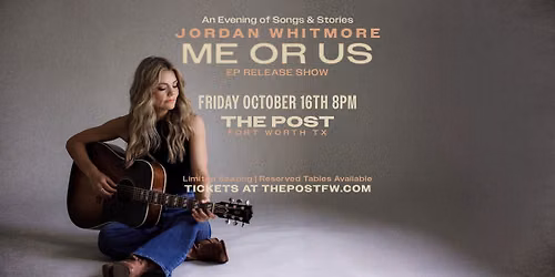 Jordan Whitmore EP Release Show at The Post 