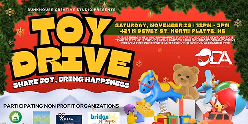 Bunkhouse Creative Toy Drive