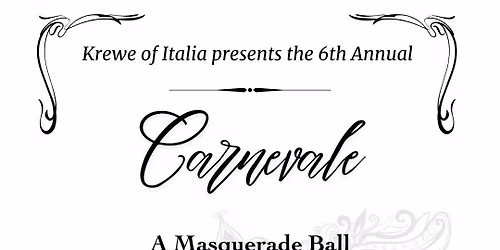 Carnevale ~ A Masquerade Ball