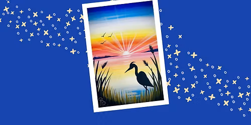 Grown Up Paint Along - Heron