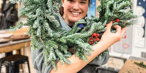 \ud83c\udf84Fresh Wreath & Mini Sign  DIY Workshop at Board & Brush! \ud83d\udd8c\ufe0f\u2728