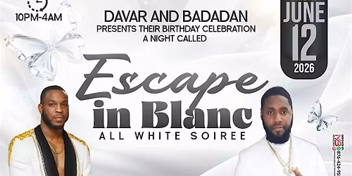 ESCAPE IN BLANC.  THE ALL WHITE SOIREE