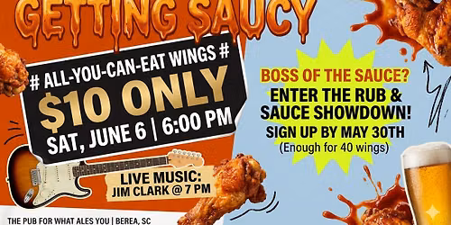 Getting Saucy at The Pub 
