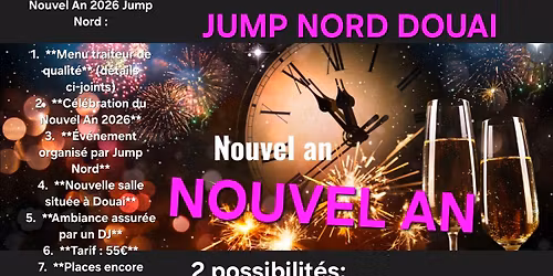 soir\u00e9e NOUVEL AN. JUMP NORD
