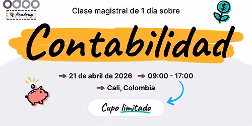Odoo Academy: Contabilidad y Localizaci\u00f3n Colombiana - Cali, Colombia