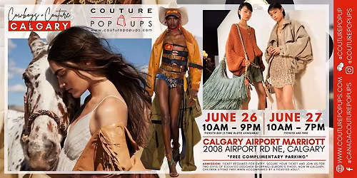 Calgary Designer Pop Up Sale-Cowboys & Couture-Hosted By Couture Pop Ups
