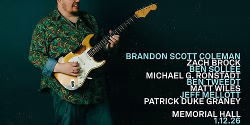 Brandon Scott Coleman\u2019s Chaos Magick presented by Jazz at the MEMO