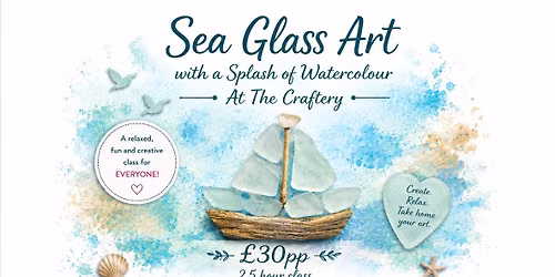 Sea Glass with a SpLaSh of watercolour