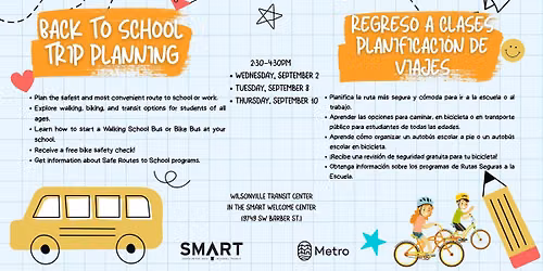 Back to School Trip Planning