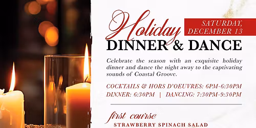 (EVENT FULL) Holiday Dinner & Dance - December (Resident Event)