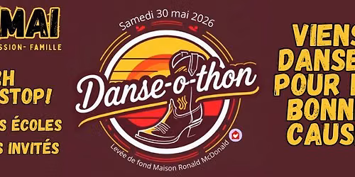 Danse-o-Thon 30 mai - Maison Ronald Mcdonald