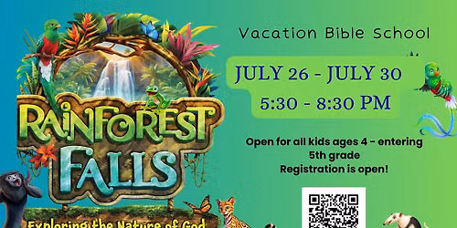 Rainforest Falls VBS -- Trinity UMC in North Myrtle Beach