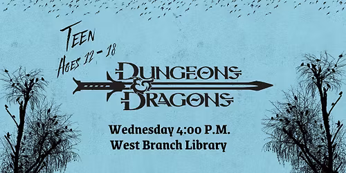 Teen Dungeons and Dragons at West Branch