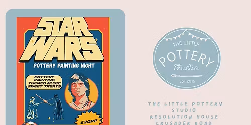 Star Wars Pottery Painting Night