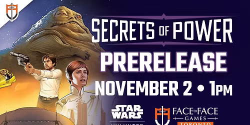 Star Wars Secrets of Power Prerelease