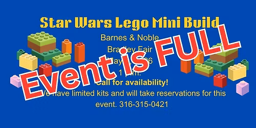 Star Wars Lego Mini Build - This Event is FULL
