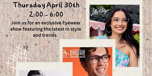 Eyewear Pop-Up Show