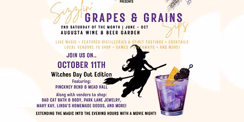 Second Saturday Sips - Grapes and Grains 