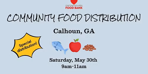 Community Food Distribution - Calhoun!