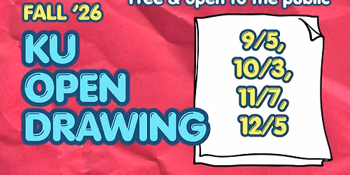 KU Open Figure Drawing | Fall 2026