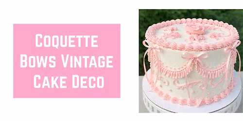 Coquette Bows Vintage Cake Deco