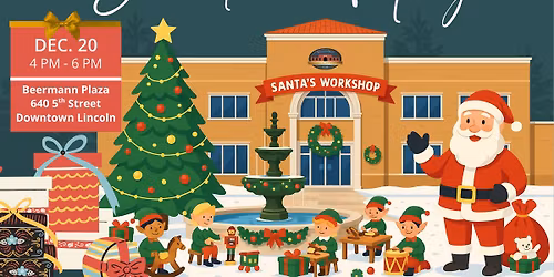 Santa in the Plaza - Downtown Lincoln