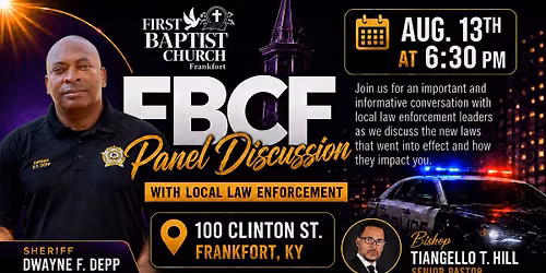 FBCF Panel Discussion with Local Law Enforcement