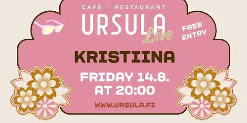 Caf\u00e9 Ursula LIVE - Kristiina