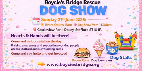 Hearts & Hands at Boycie's Bridge Dog Show
