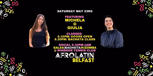 Afrolatin Belfast SBK w\/Michela & Giulia (Bachata Class)