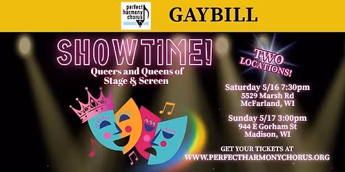 Concert: "SHOWTIME!" Sun 5\/17 in Madison