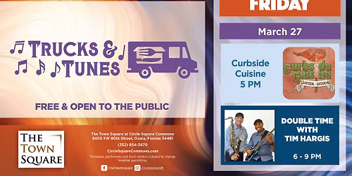 Trucks & Tunes with Curbside Cuisine & Double Time with Tim Hargis