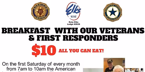 Breakfast with our veterans & first responders