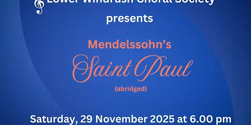 Mendelssohn's 'Saint Paul'