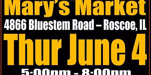Paul Bronson Acoustic Music @ Mary's Market - Roscoe, IL - Thursday, June 4th