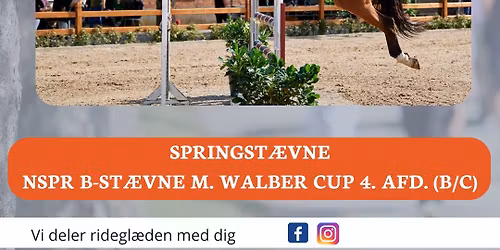 N\u00e6stved Sportsrideklubs B-st\u00e6vne m. 4. kval. af Walber Cup (B)