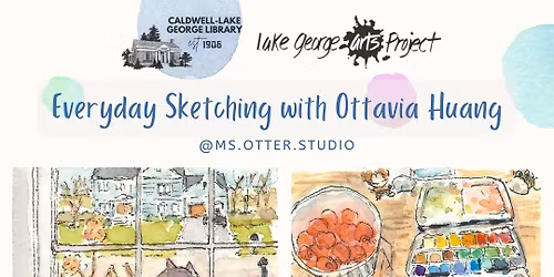 Everyday Sketching: A Watercolor & Ink Workshop