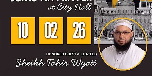 Annual Resource Fair & Jumu'ah Prayer at City Hall