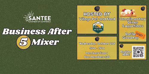 Business After 5 Mixer Hosted by Village Pet and Feed