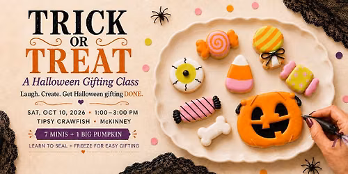 Trick or Treat: Halloween Cookie Decorating + Gifting Class