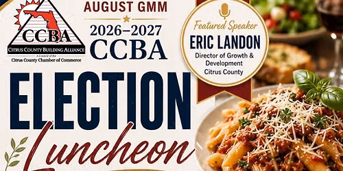 CCBA's August GMM Luncheon