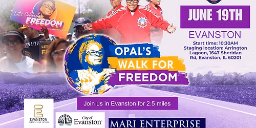 Opal\u2019s Walk For Freedom, Evanston IL