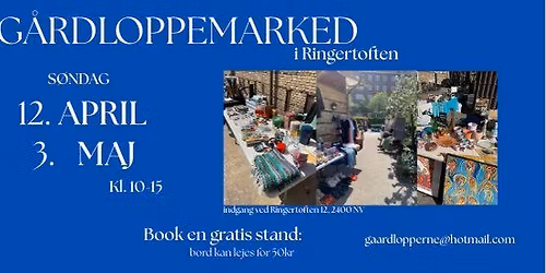 G\u00e5rdloppemarked i Ringertoften 