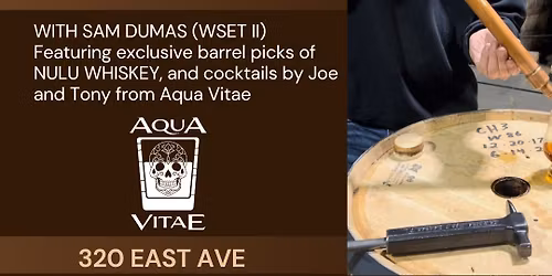 NULU Whiskey Tasting with Sam Dumas at Aqua Vitae