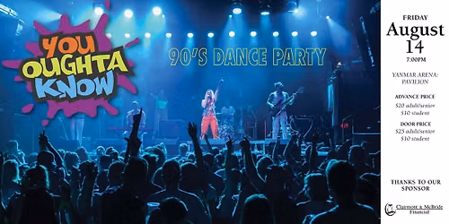 You Oughta Know \u2013 90\u2019s Dance Party