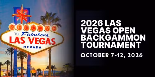 2026 Las Vegas Open Backgammon Tournament