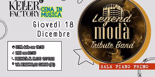 Cena in Musica con Legend Mod\u00e0 - Tributo ai Mod\u00e0 (Piano Primo)