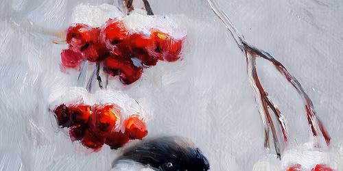 Paint Nights with James! - Chickadee and Red Berries